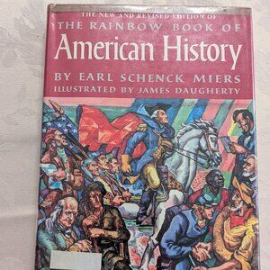 VTG The Rainbow Book of American History Earl Schenck Miers 1968 HC 2nd Ed